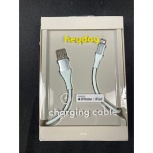 Heyday 4ft Lightning to USB-A Charging Cable Light Blue C8924LS9044 iPhone iPad